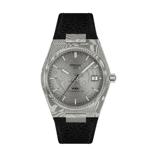 Orologio automatico Tissot PRX in acciaio damascato MISURA UNICA