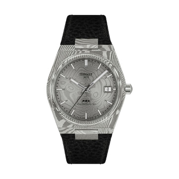 Orologio automatico Tissot PRX in acciaio damascato MISURA UNICA