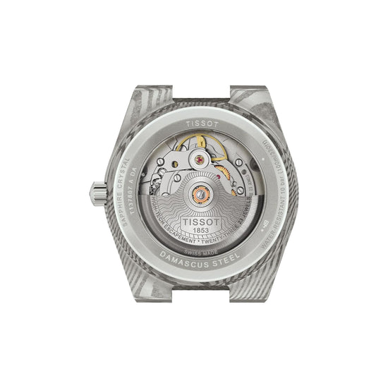 Orologio automatico Tissot PRX in acciaio damascato MISURA UNICA