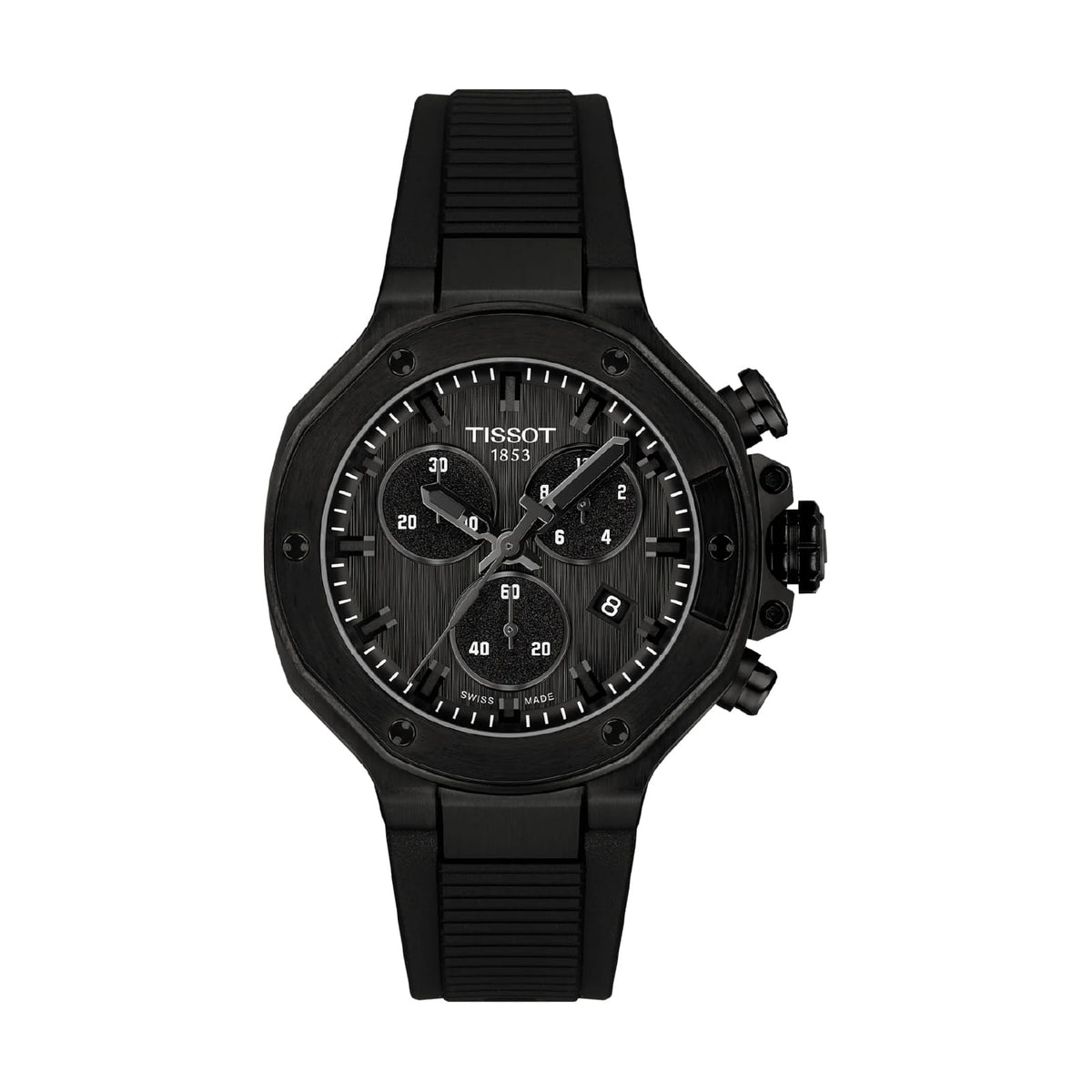 Orologio cronografo Tissot T-Race acciaio pvd nero e silicone MISURA UNICA