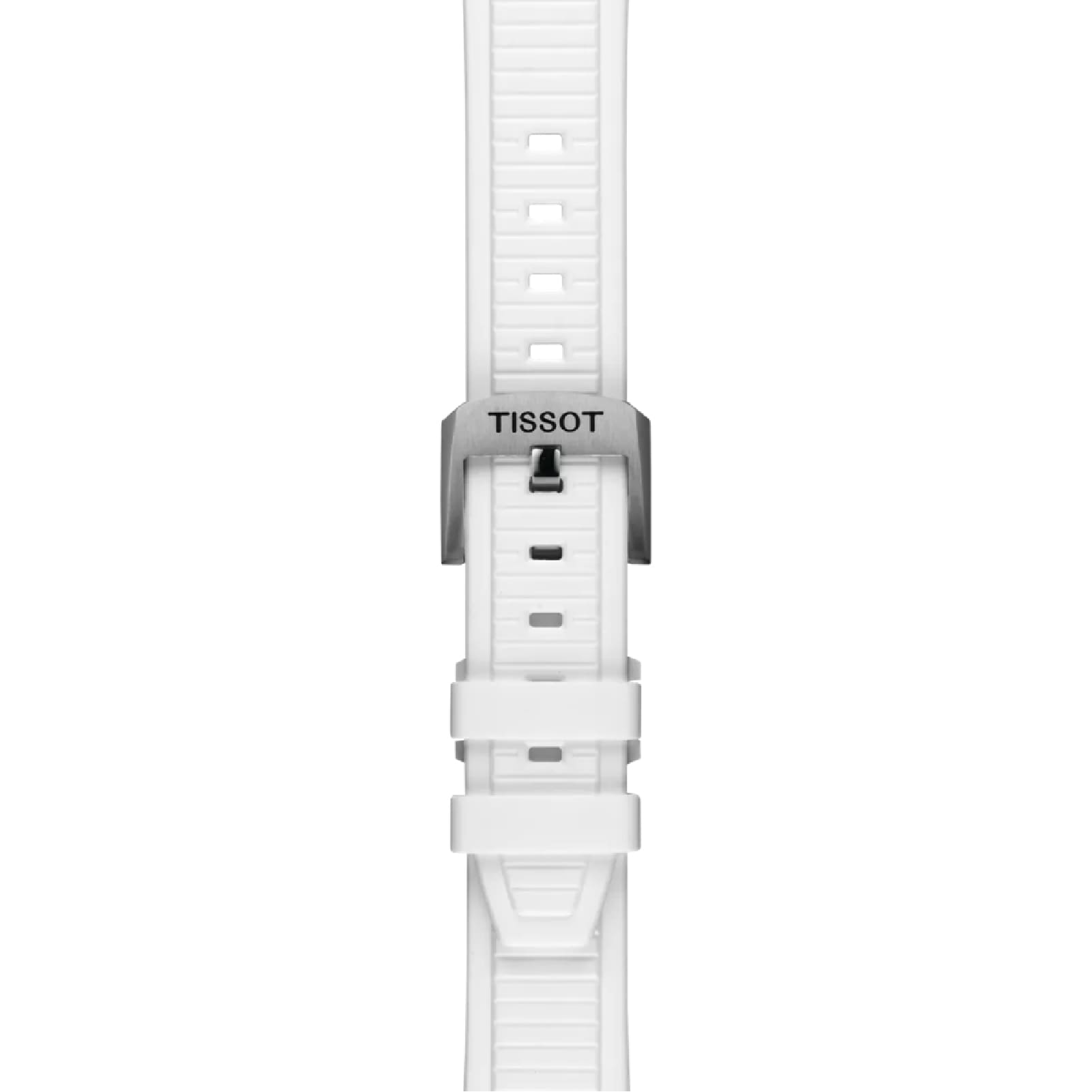Orologio cronografo Tissot T-Race acciaio e silicone bianco MISURA UNICA