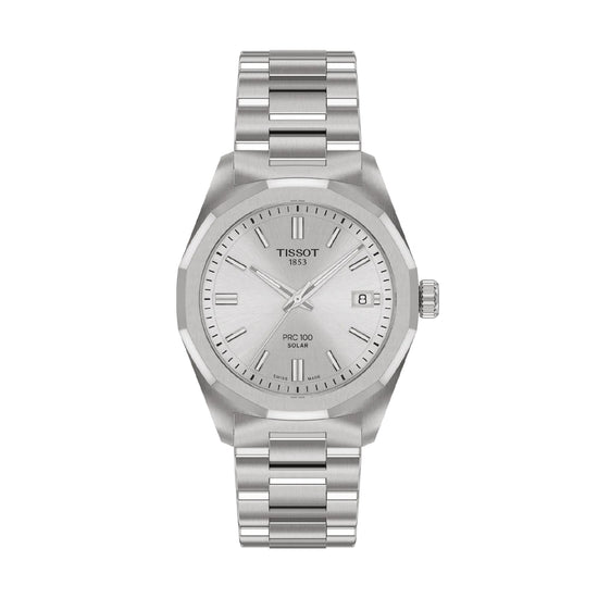 Orologio solo tempo Tissot a energia solare in acciaio MISURA UNICA