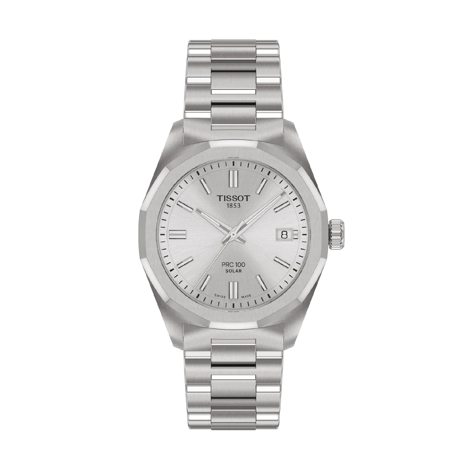 Orologio solo tempo Tissot a energia solare in acciaio MISURA UNICA