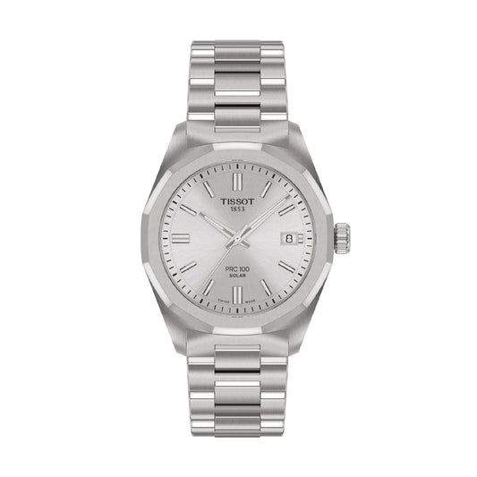 Orologio solo tempo Tissot a energia solare in acciaio MISURA UNICA