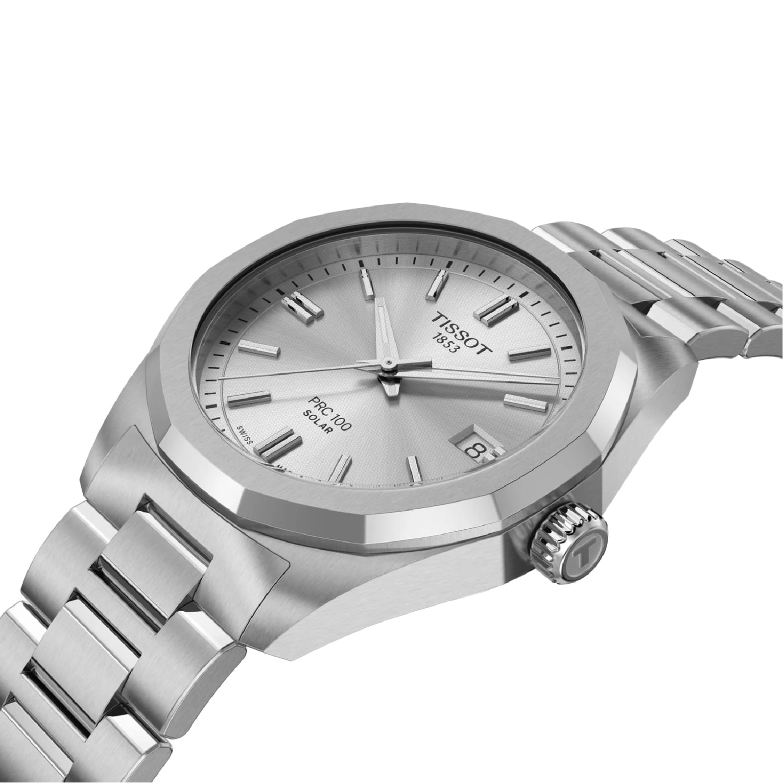 Orologio solo tempo Tissot a energia solare in acciaio MISURA UNICA
