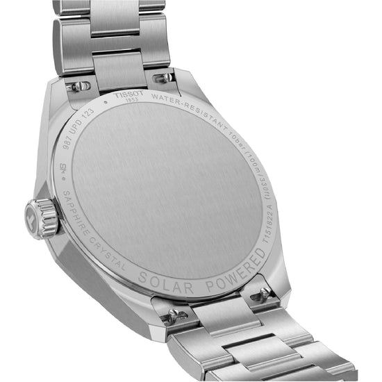 Orologio solo tempo Tissot a energia solare in acciaio MISURA UNICA