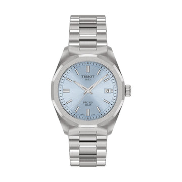 Orologio solo tempo Tissot carica solare quadrante azzurro MISURA UNICA
