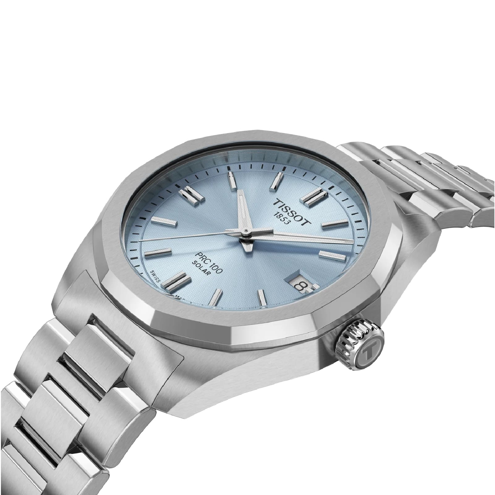 Orologio solo tempo Tissot carica solare quadrante azzurro MISURA UNICA