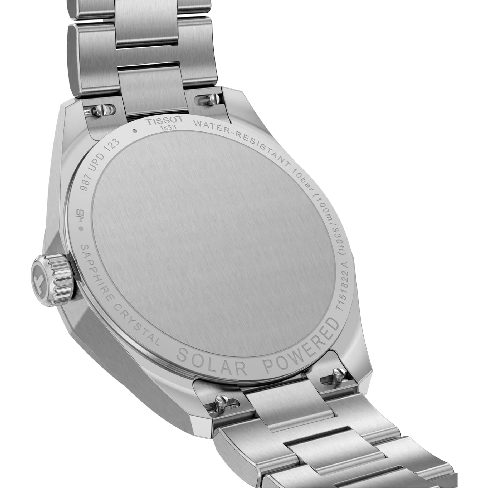 Orologio solo tempo Tissot carica solare quadrante azzurro MISURA UNICA