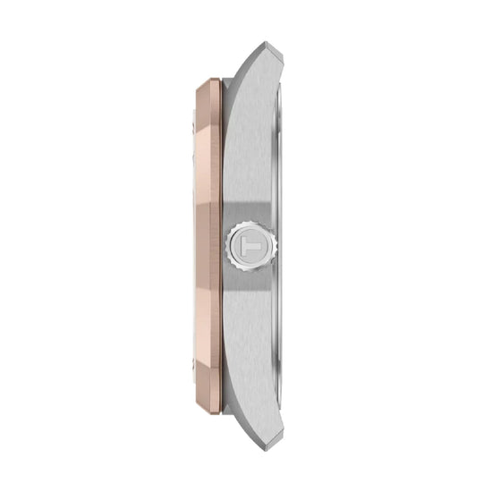 Orologio solo tempo Tissot a carica solare acciaio e pvd rosa MISURA UNICA