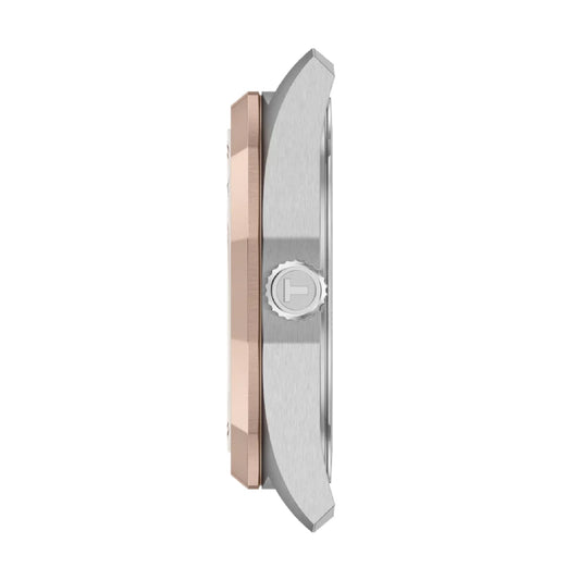Orologio solo tempo Tissot a carica solare acciaio e pvd rosa MISURA UNICA
