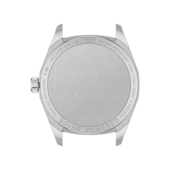 Orologio solo tempo Tissot a carica solare acciaio e pvd rosa MISURA UNICA