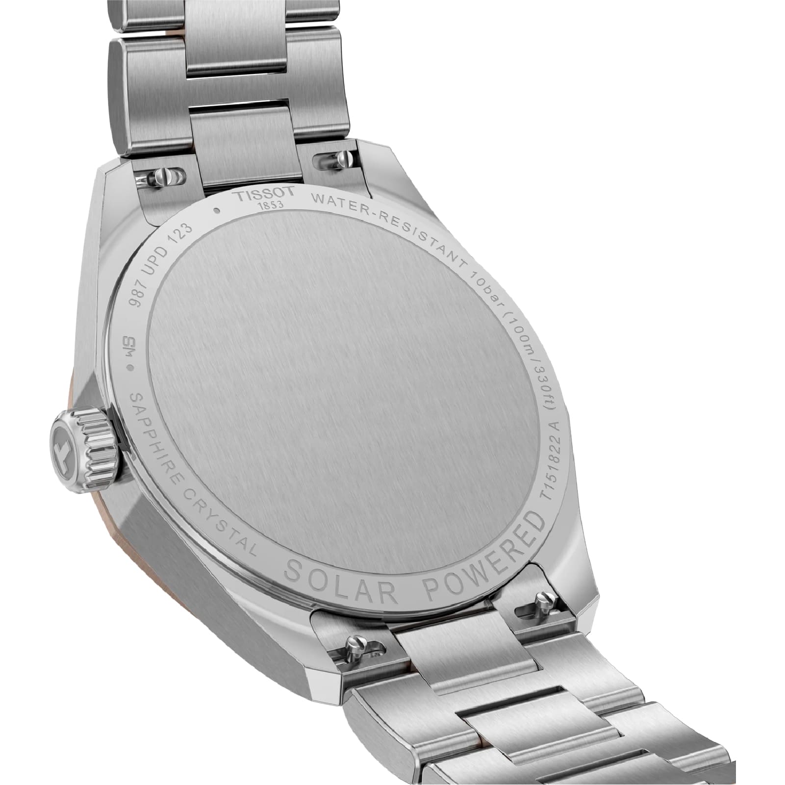 Orologio solo tempo Tissot a carica solare acciaio e pvd rosa MISURA UNICA