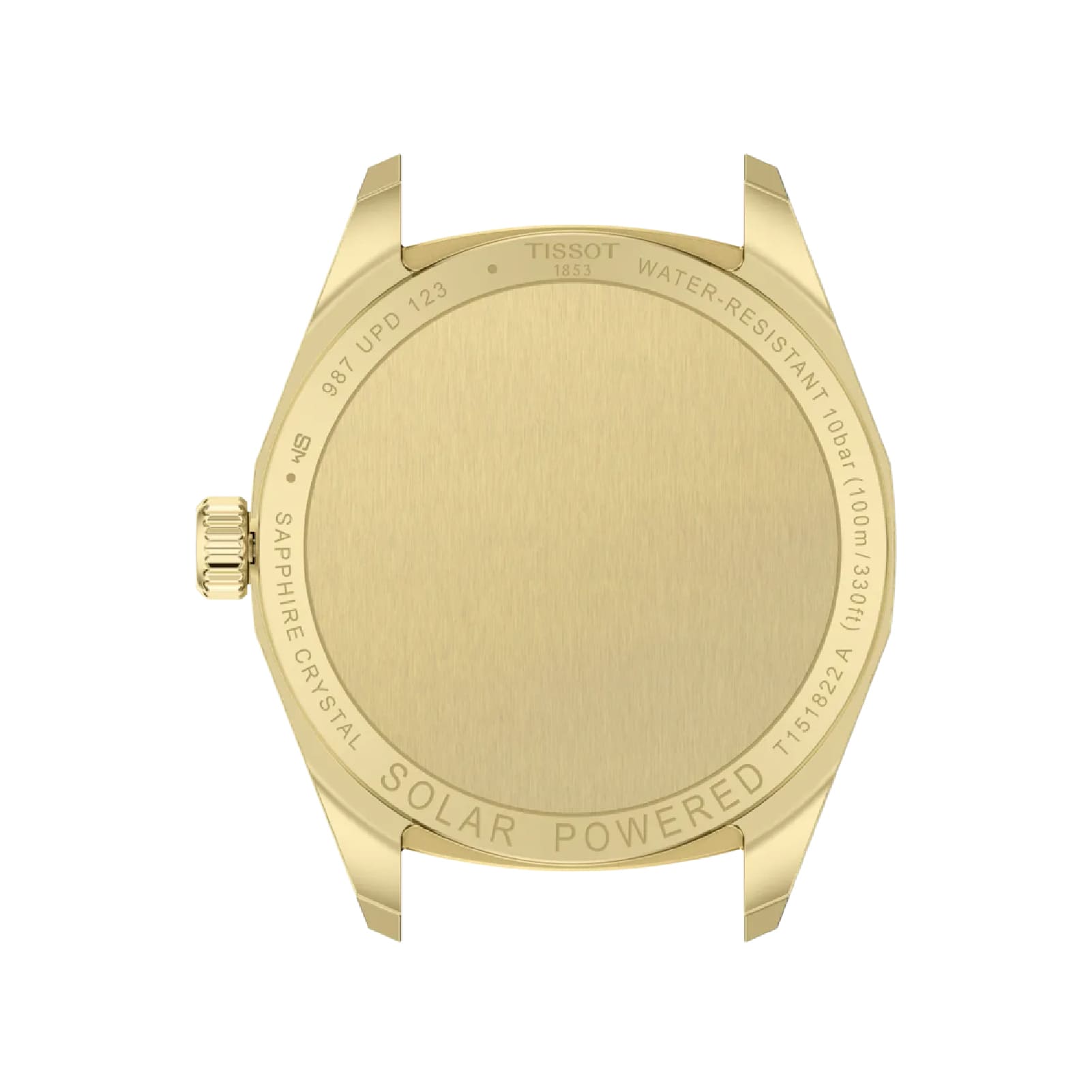 Orologio solo tempo Tissot a energia solare acciaio dorato MISURA UNICA