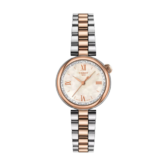 Orologio solo tempo Tissot Desir in acciaio bicolor rosé MISURA UNICA