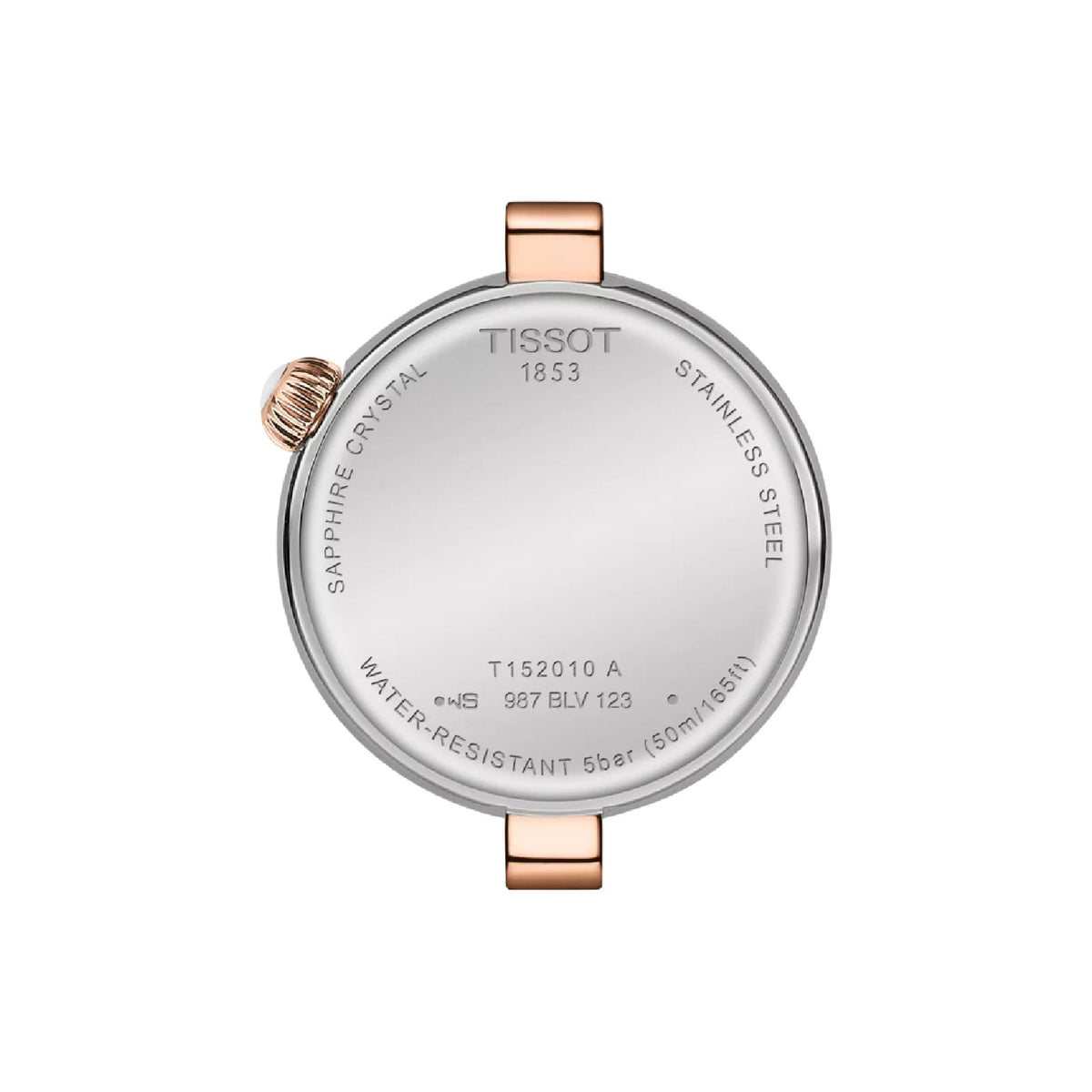 Orologio solo tempo Tissot Desir in acciaio bicolor rosé MISURA UNICA