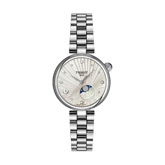 Orologio Tissot Désir acciaio con diamanti 29.6mm da donna MISURA UNICA