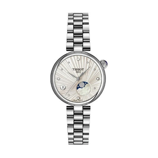 Orologio Tissot Désir acciaio con diamanti 29.6mm da donna MISURA UNICA