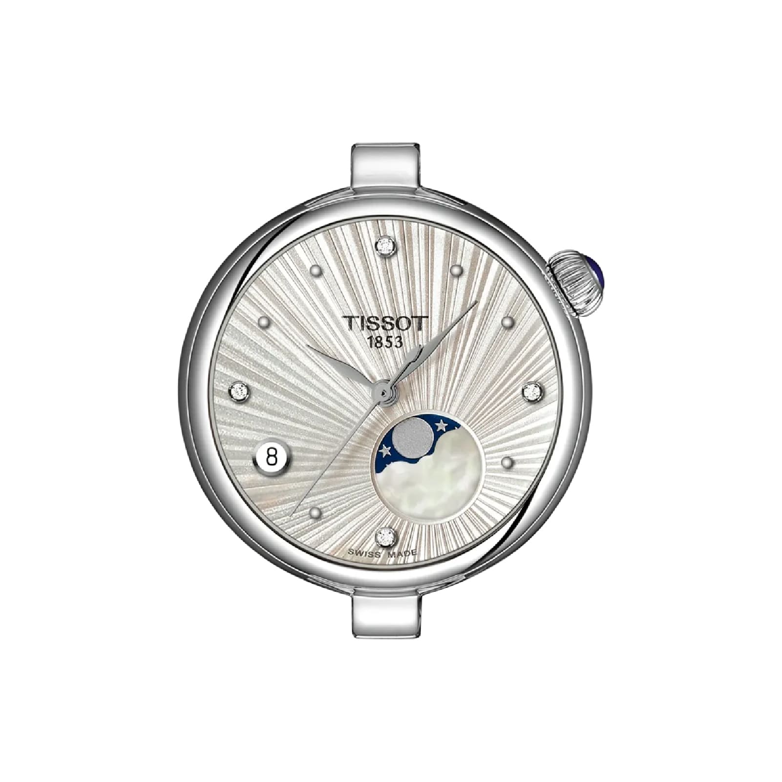 Orologio Tissot Désir acciaio con diamanti 29.6mm da donna MISURA UNICA