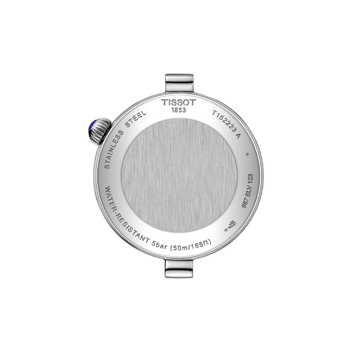 Orologio solo tempo Tissot Desir Moonphase in acciaio e blu MISURA UNICA