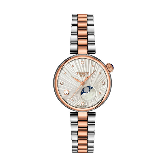 Orologio solo tempo Tissot Desir in acciaio pvd rosa diamanti MISURA UNICA