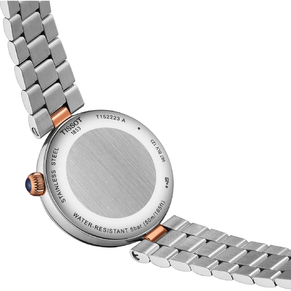 Orologio solo tempo Tissot Desir in acciaio pvd rosa diamanti MISURA UNICA