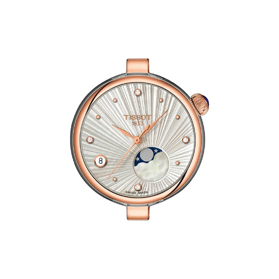 Orologio solo tempo Tissot Desir in acciaio pvd rosa diamanti MISURA UNICA