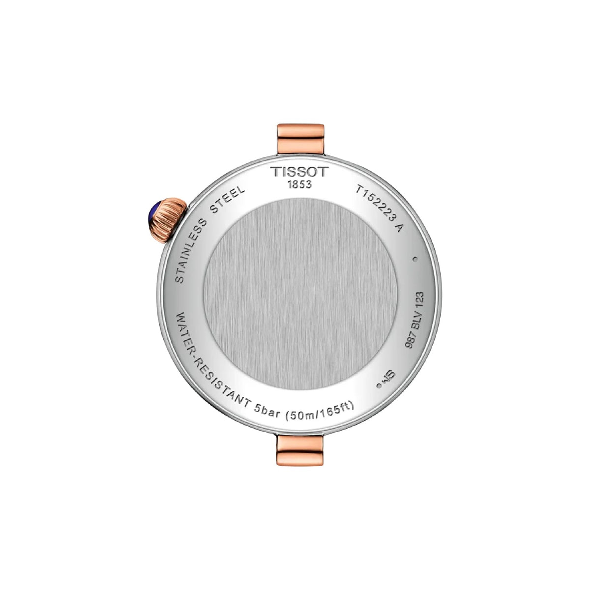 Orologio solo tempo Tissot Desir in acciaio pvd rosa diamanti MISURA UNICA