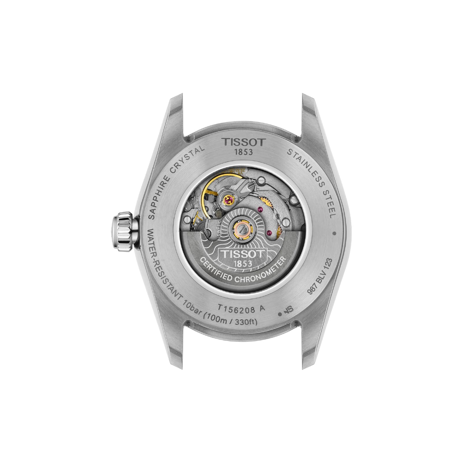 Orologio Tissot Ballade COSC in acciaio quadrante azzurro MISURA UNICA