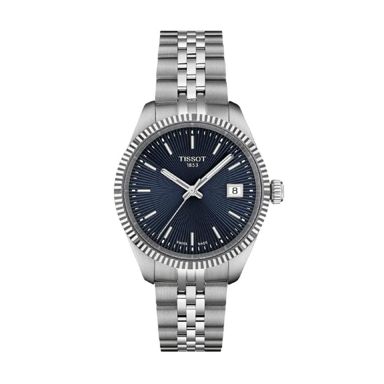 Orologio solo tempo Tissot Ballade acciaio quadrante blu 34mm MISURA UNICA