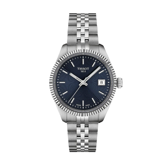 Orologio solo tempo Tissot Ballade acciaio quadrante blu 34mm MISURA UNICA