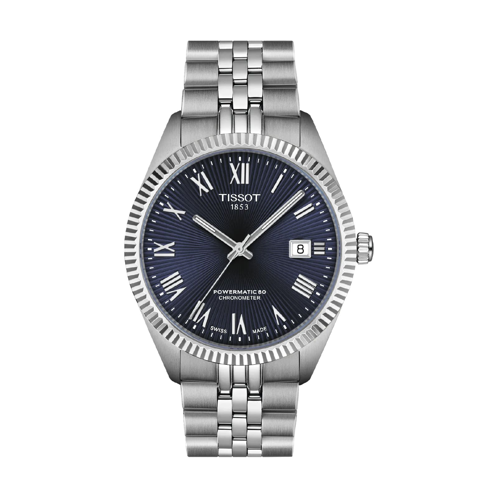 Orologio Tissot Ballade COSC in acciaio quadrante blu MISURA UNICA