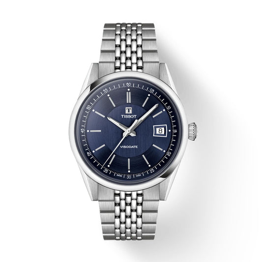 Orologio Tissot Visodate acciaio quadrante blu notte 39mm MISURA UNICA