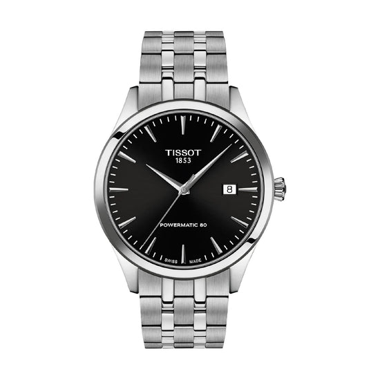 Orologio Tissot Classic Dream in acciaio con quadrante nero MISURA UNICA