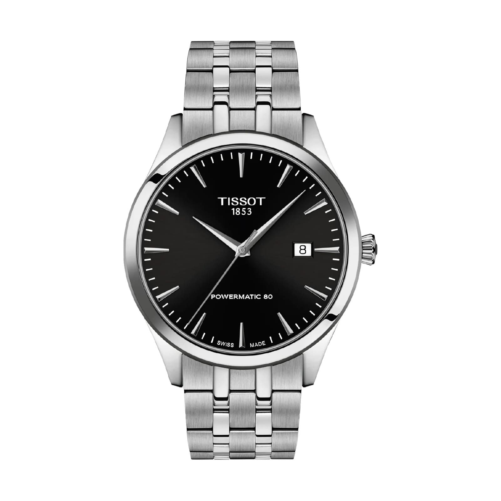 Orologio Tissot Classic Dream in acciaio con quadrante nero MISURA UNICA