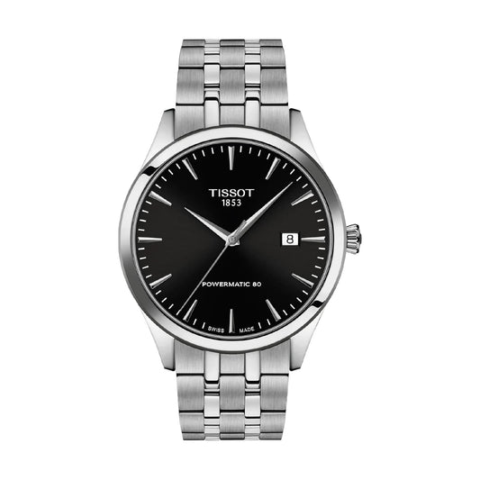 Orologio Tissot Classic Dream in acciaio con quadrante nero MISURA UNICA