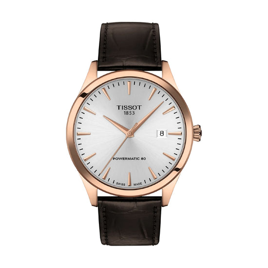Orologio solo tempo Tissot Classic Dream acciaio rosé e pelle MISURA UNICA