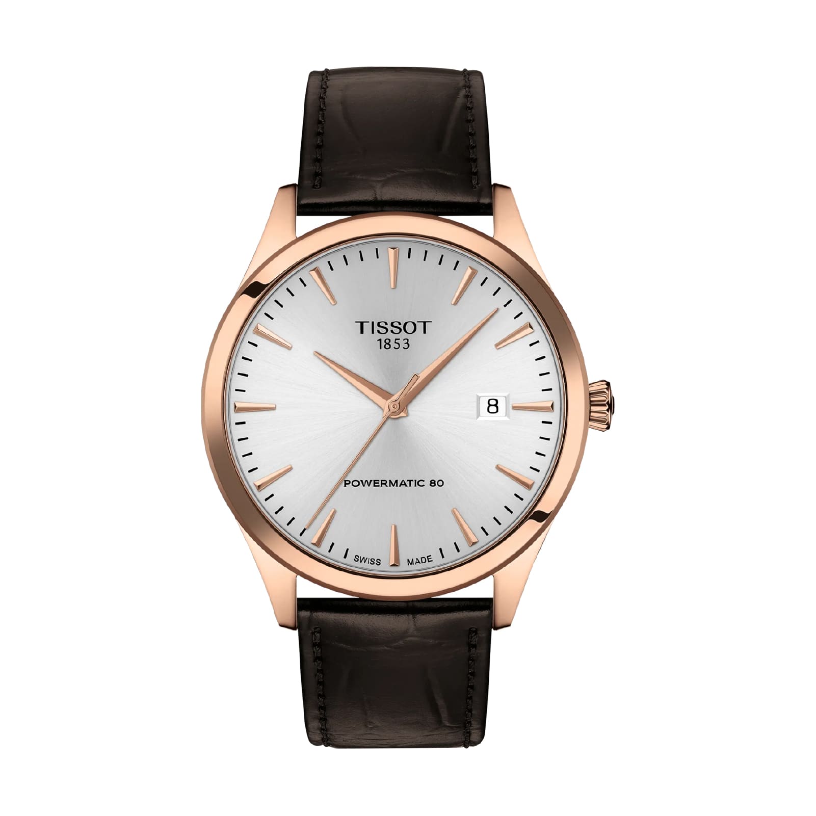 Orologio solo tempo Tissot Classic Dream acciaio rosé e pelle MISURA UNICA