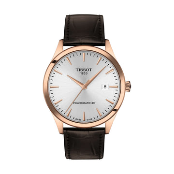 Orologio solo tempo Tissot Classic Dream acciaio rosé e pelle MISURA UNICA