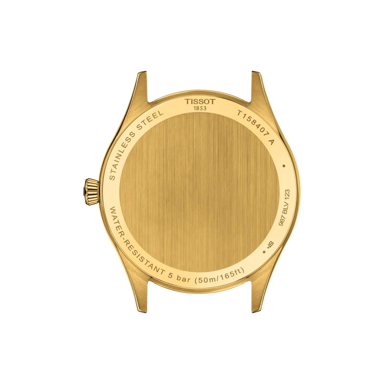 Orologio Tissot Classic Dream acciaio dorato e cinturino nero MISURA UNICA