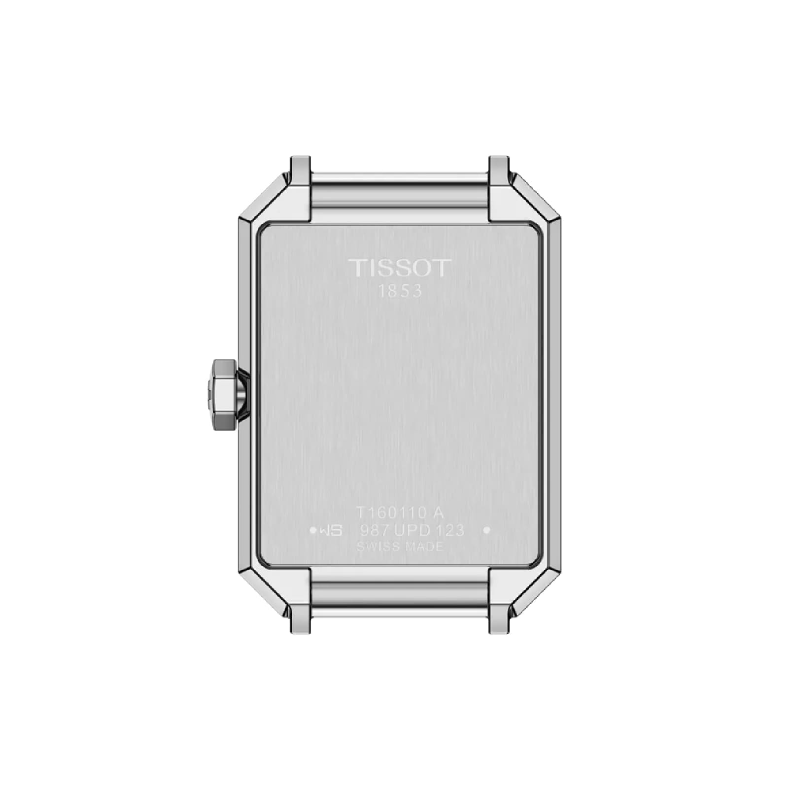 Orologio solo tempo Tissot acciaio quadrante rettangolare blu MISURA UNICA