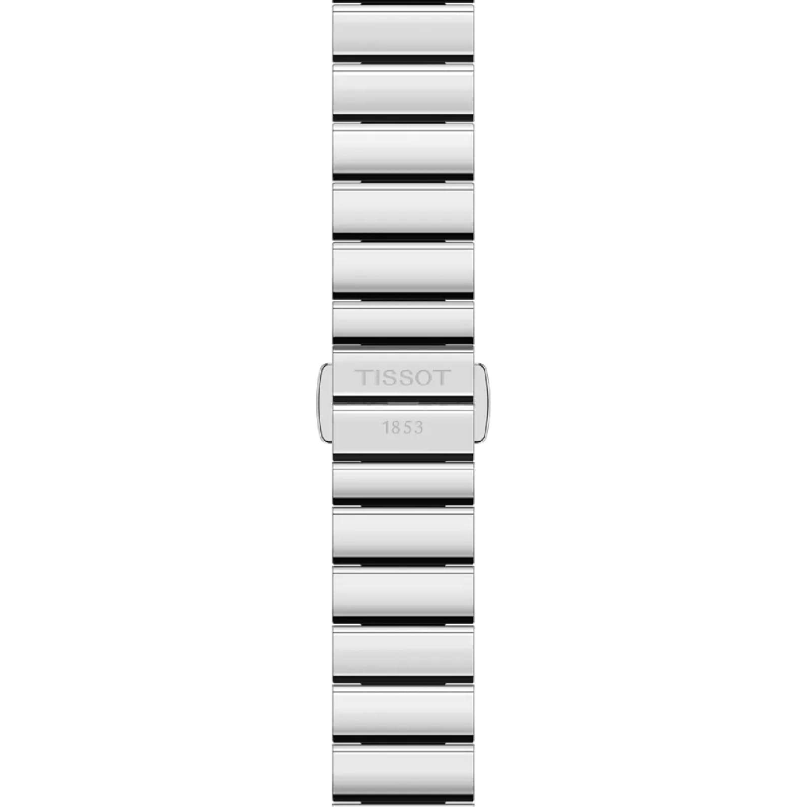 Orologio solo tempo Tissot acciaio quadrante rettangolare blu MISURA UNICA