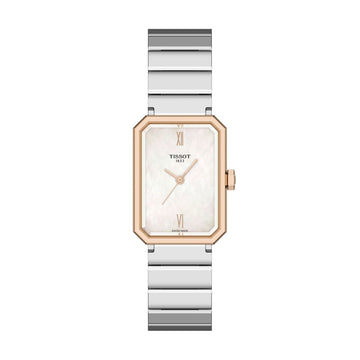Orologio Tissot SRV acciaio quadrante rettangolare bianco 30mm MISURA UNICA