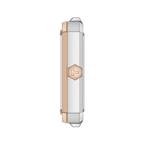 Orologio Tissot SRV acciaio quadrante rettangolare bianco 30mm MISURA UNICA