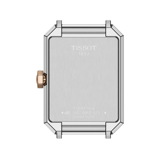 Orologio Tissot SRV acciaio quadrante rettangolare bianco 30mm MISURA UNICA