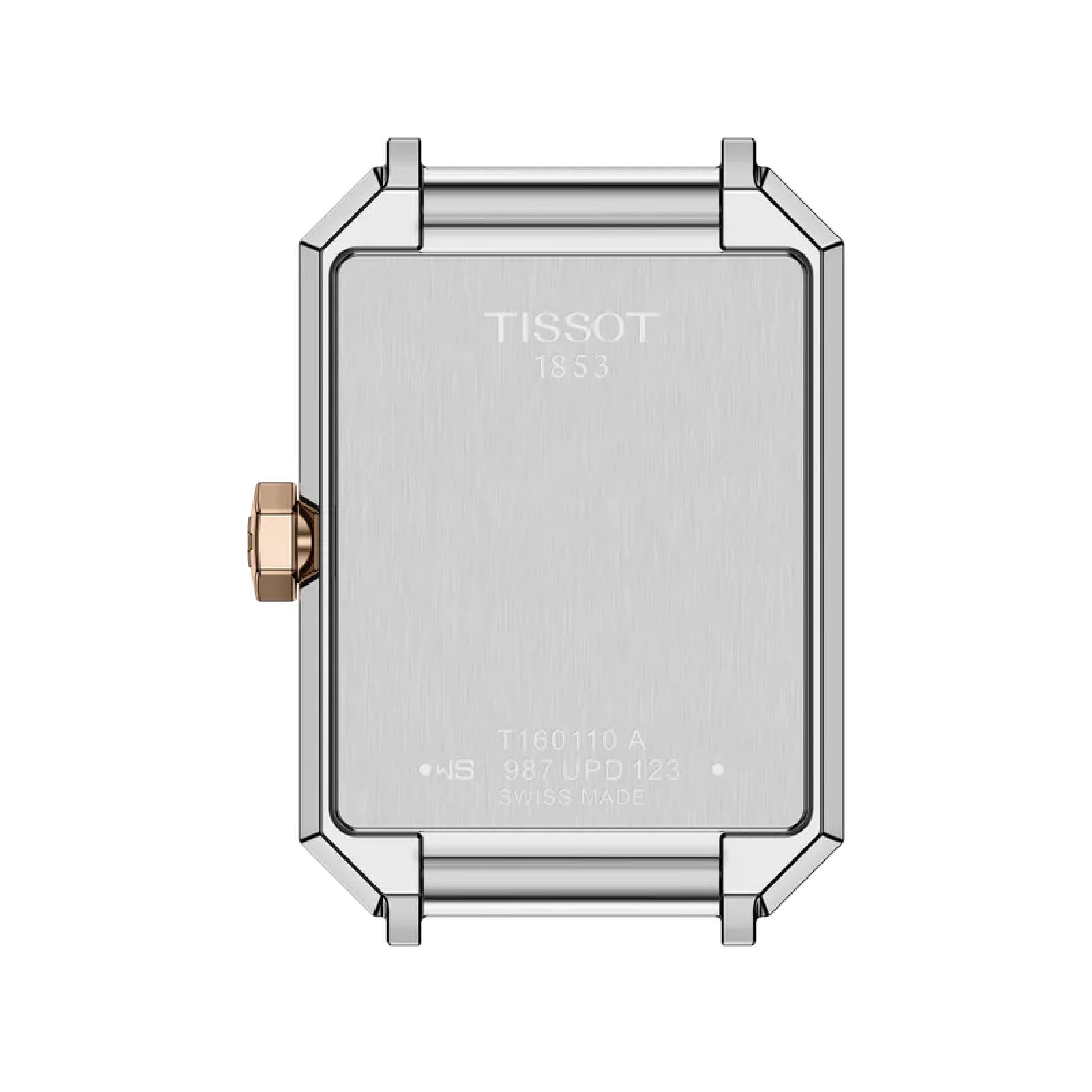 Orologio Tissot SRV acciaio quadrante rettangolare bianco 30mm MISURA UNICA