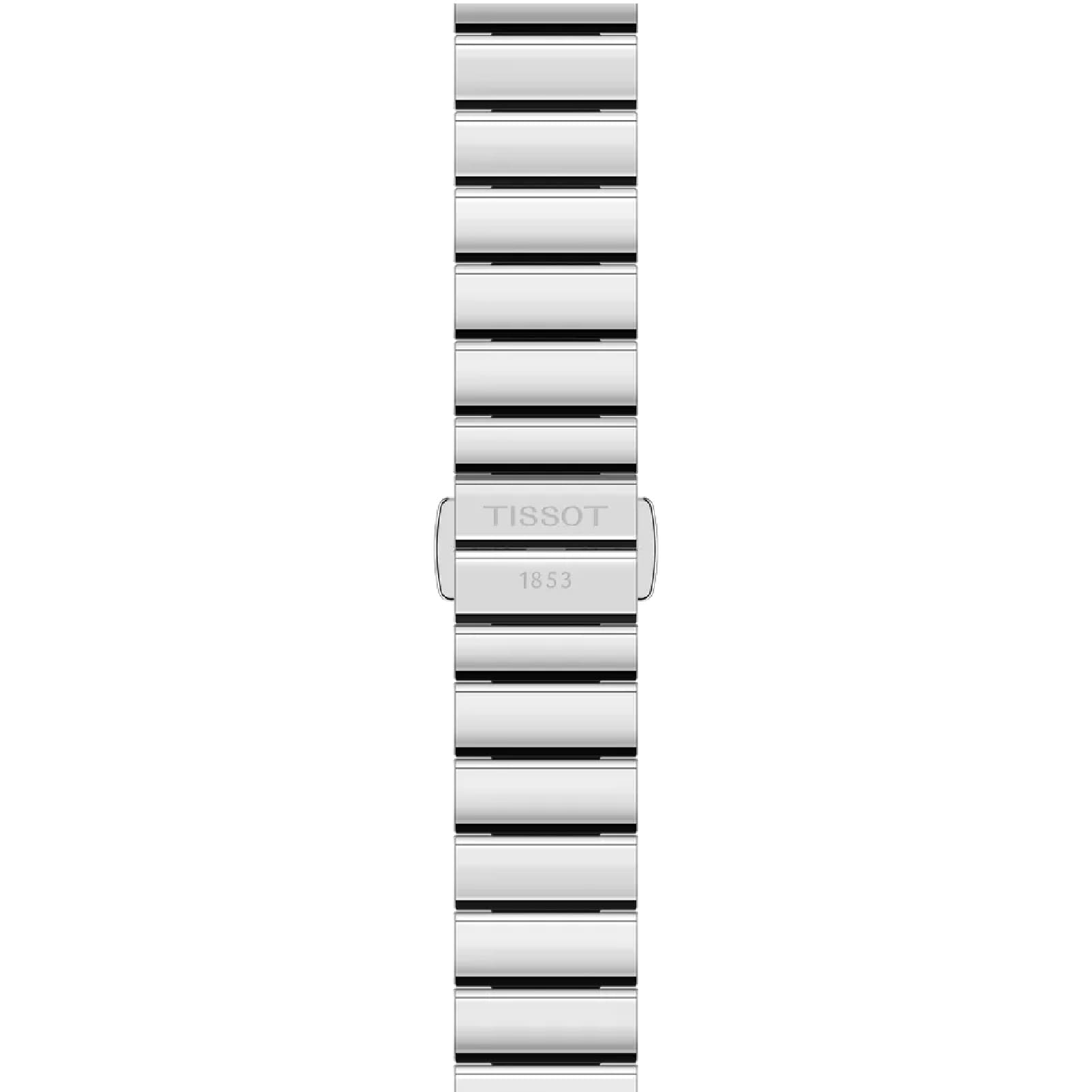 Orologio Tissot SRV acciaio quadrante rettangolare bianco 30mm MISURA UNICA