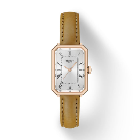 Orologio Tissot SRV oro rosa quadrante rettangolare 30mm MISURA UNICA