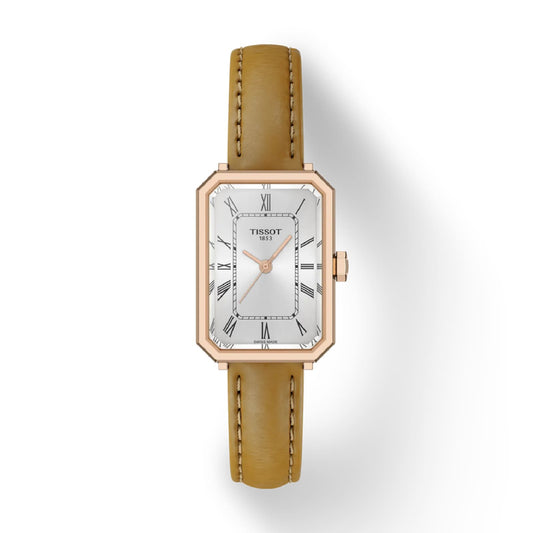 Orologio Tissot SRV oro rosa quadrante rettangolare 30mm MISURA UNICA