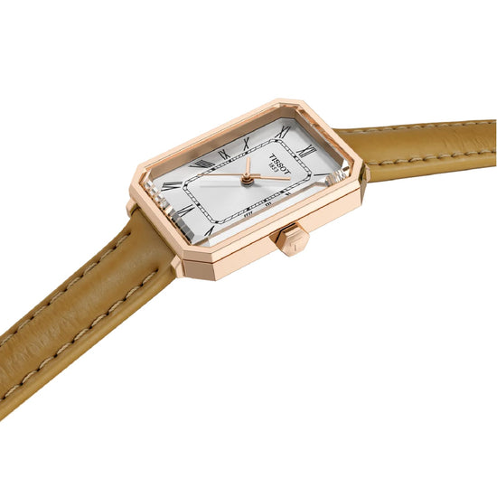Orologio Tissot SRV oro rosa quadrante rettangolare 30mm MISURA UNICA